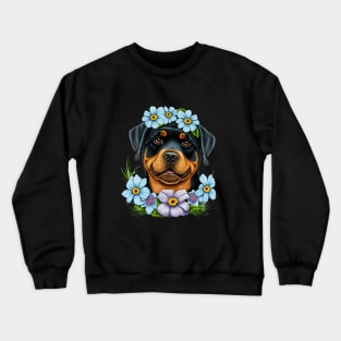 rottweiler dog lovers Crewneck Sweatshirt